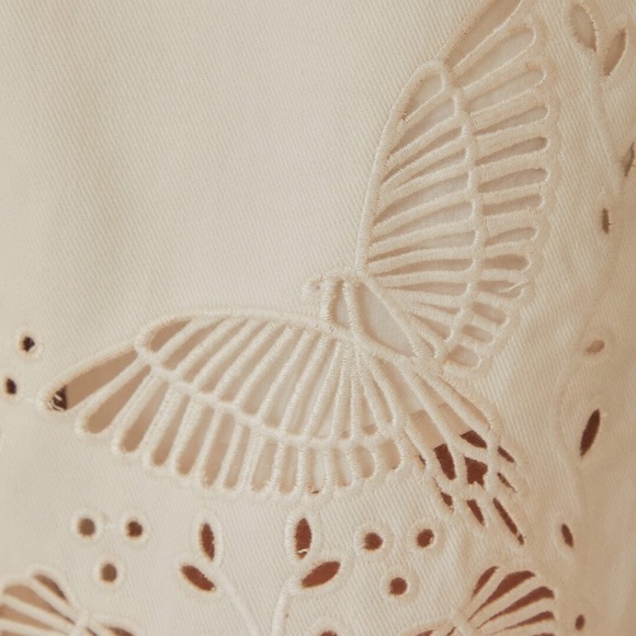 FARM Rio Richelieu Embroidered White Shorts 29 - Picture 11 of 11